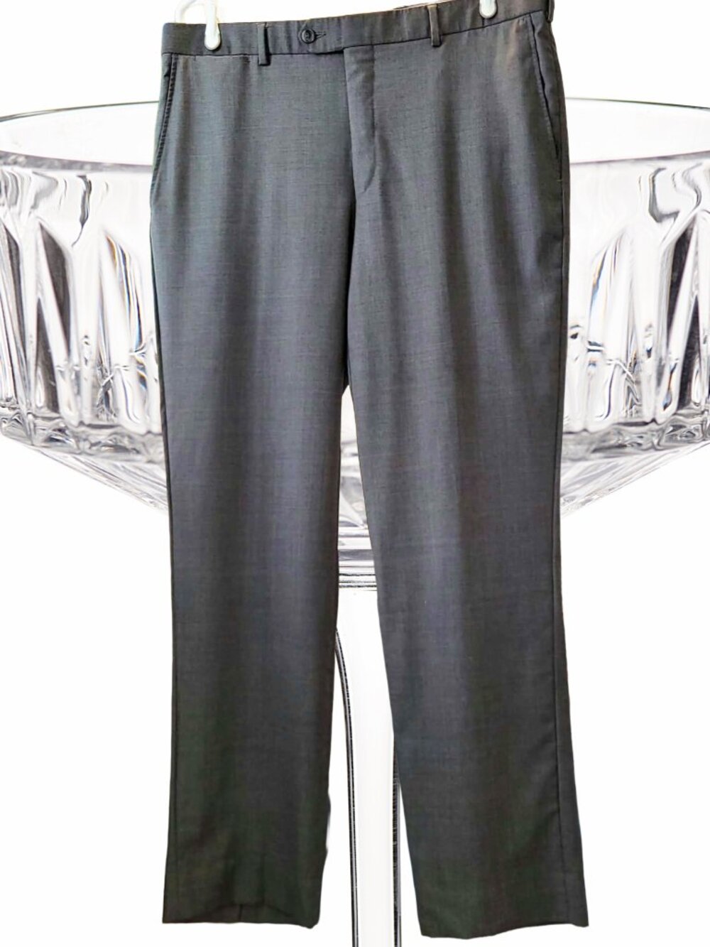 Coppley 1883 Grey Dress Pants Made in Canada Luxury Men's Suit